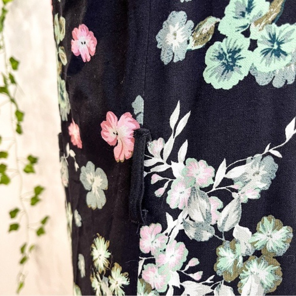 Anthropologie Merielle Kimono Floral Oversized Long Blazer Size XS S - Picture 10 of 13